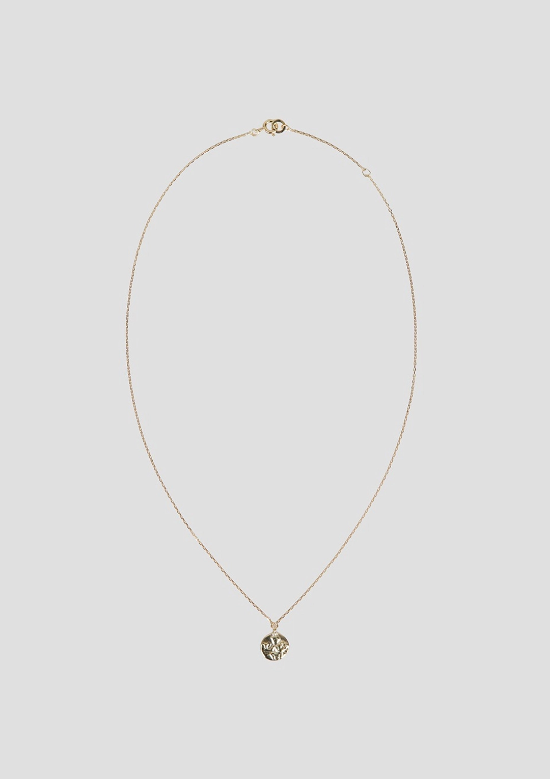오픈도어 Small round pendant necklace Gold 상품 이미지 2