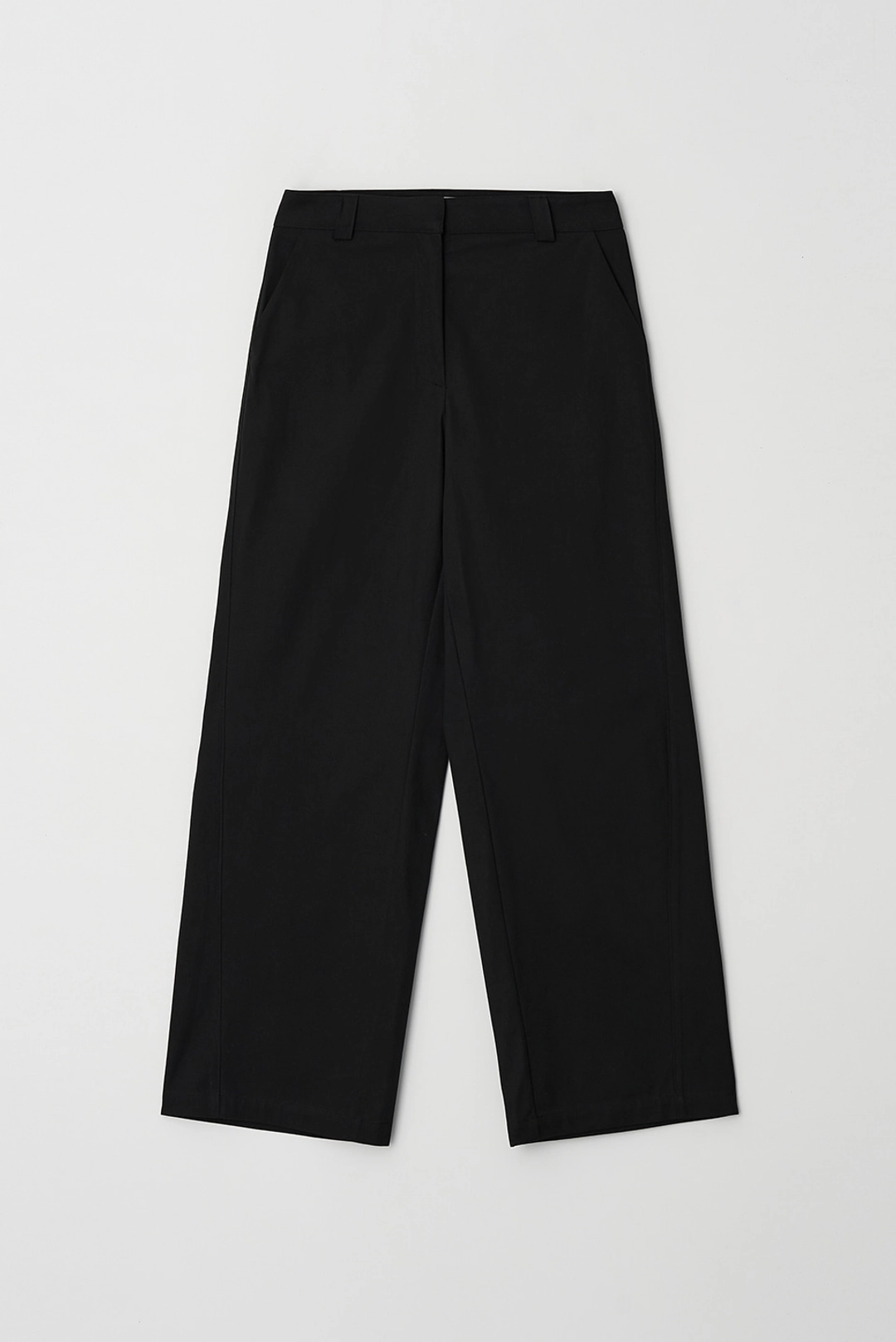 브렌다 브렌든 line cotton pants - black 상품 이미지 1