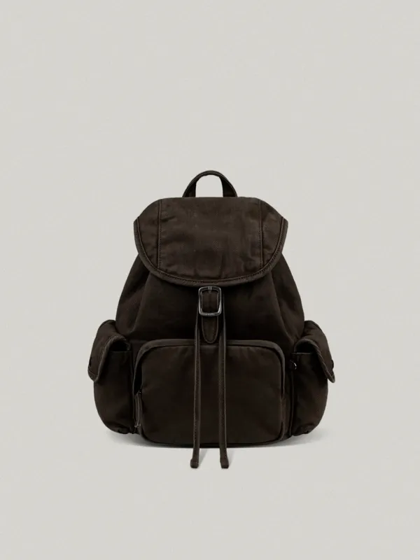 Fader Backpack Brown - Canvas페이더 백팩 - 캔버스