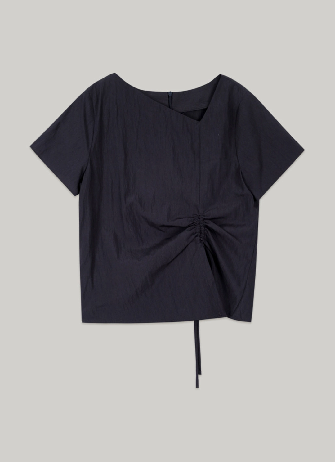 아워코모스 comos 1410 diagonal neck string blouse (2color) 상품 이미지 1