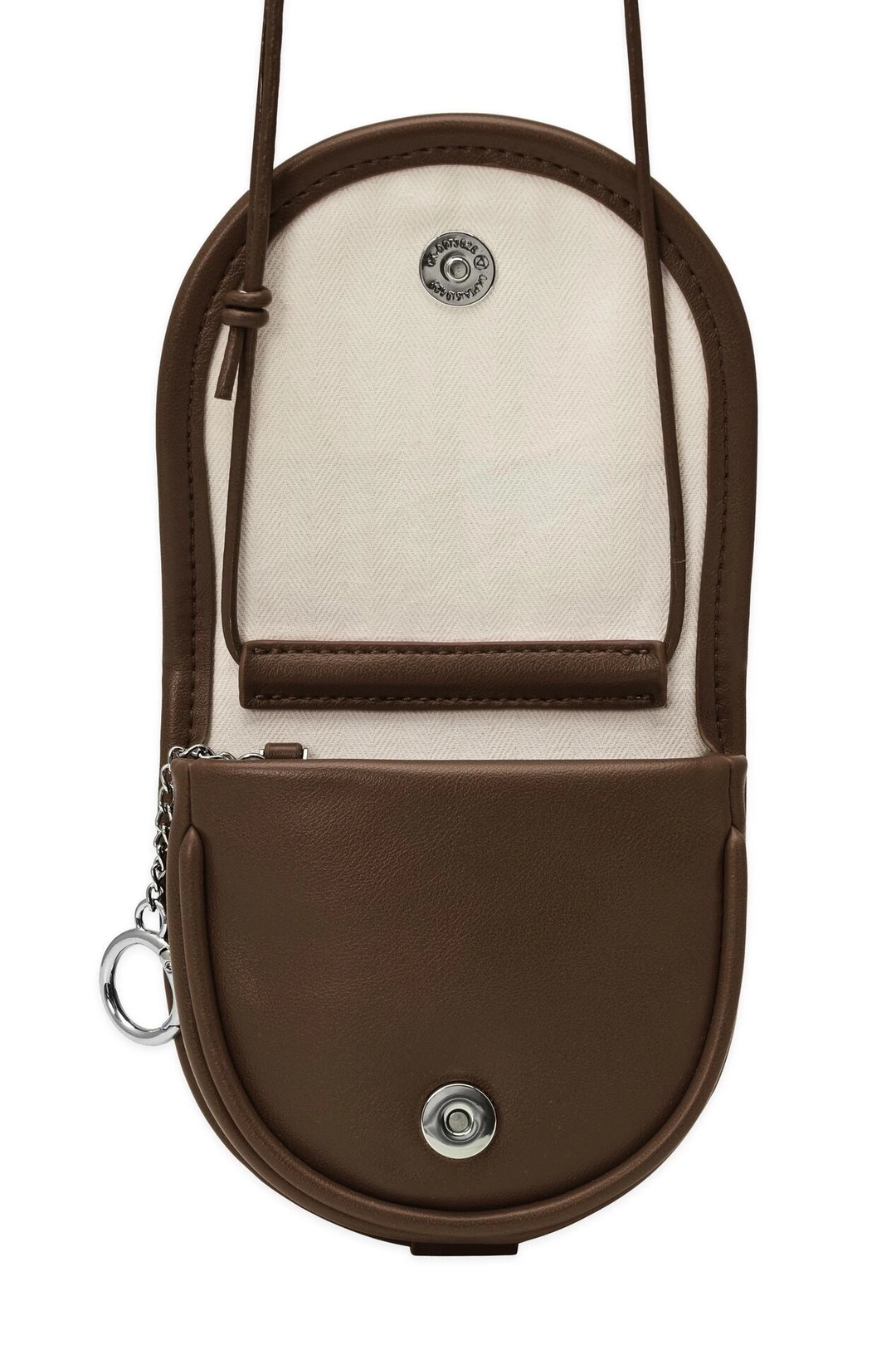 시눈 Round Coin Bag (Deep Brown) 상품 이미지 2