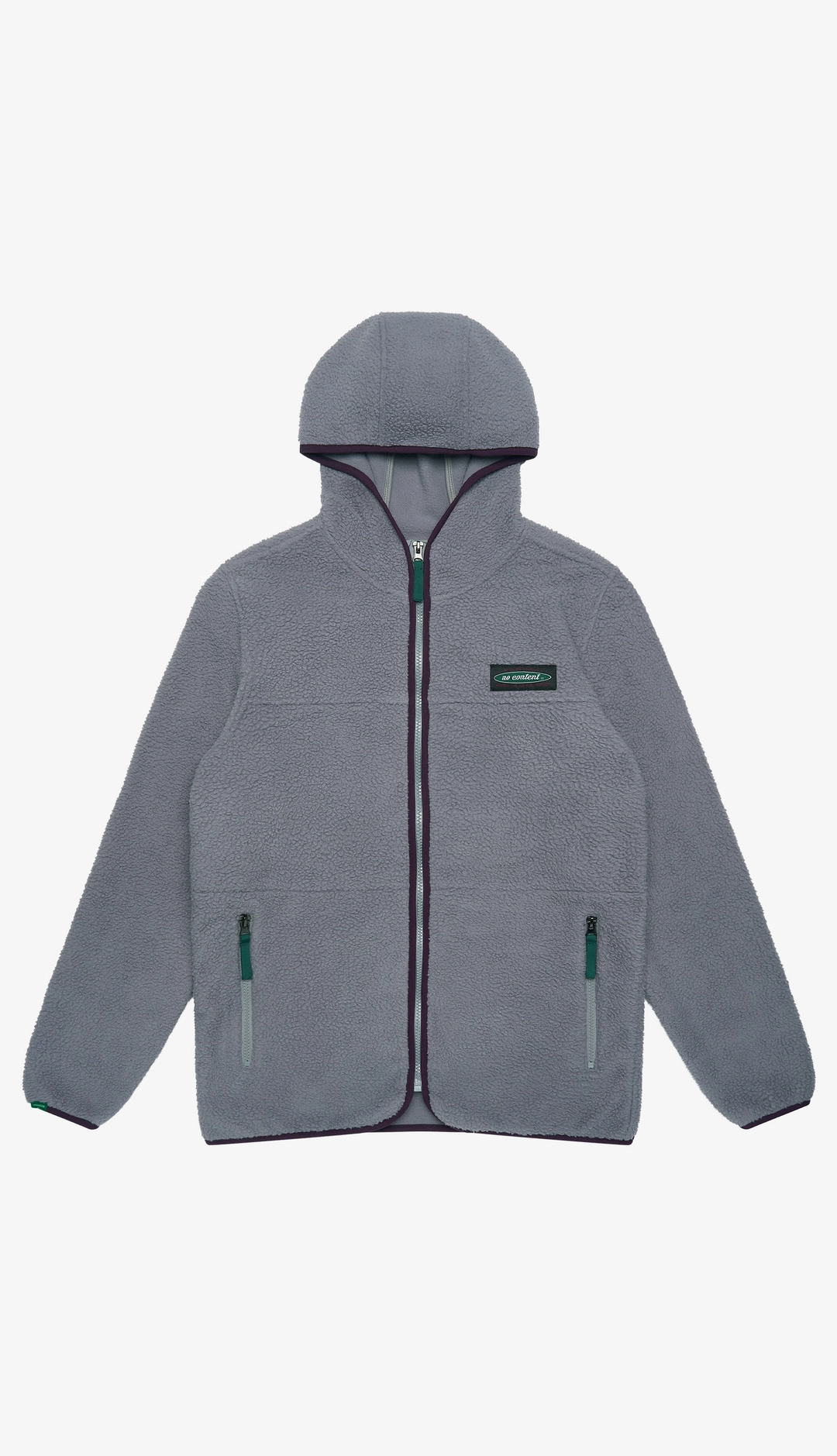노컨텐츠 273. Daily Fleece Zip-up _ Grey 상품 이미지 3