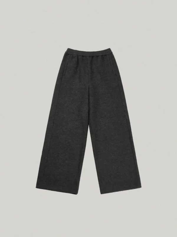 TOASTY WOOL PANTS (CHARCOAL)