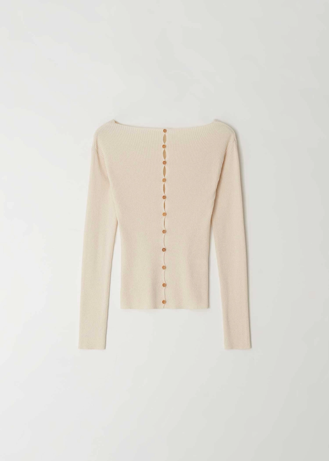 더라이 Boat-neck Button Cardigan(Cream) 상품 이미지 2