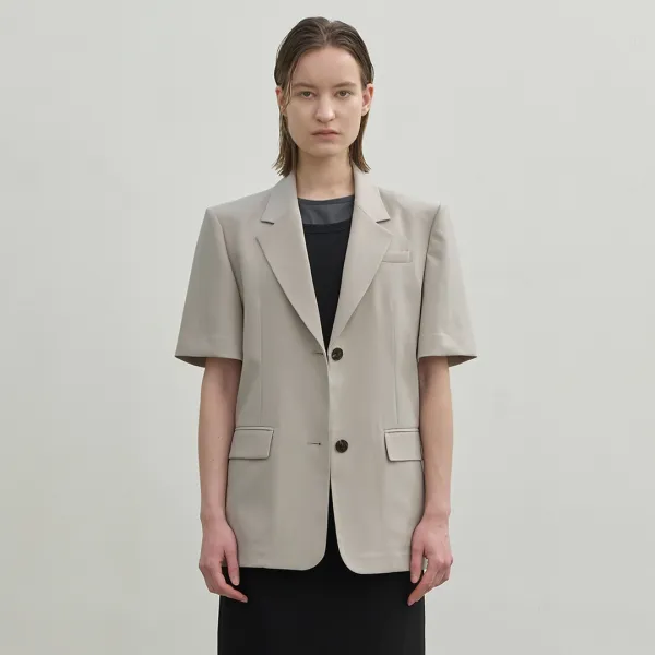 (JK-2950)ESSENTIAL MILLER HALF JACKET