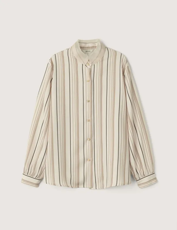Matilda Silk Blouse (Beige)