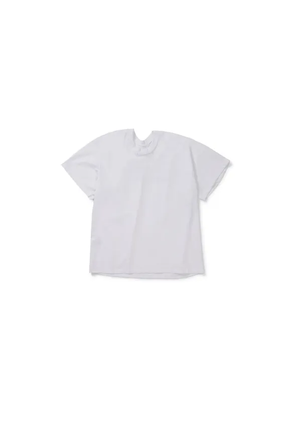 DRAPED LETTERING PRINT T-SHIRT (WHITE)