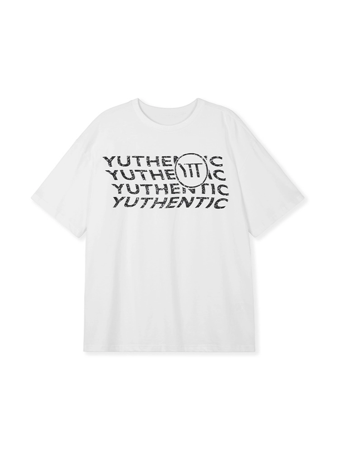 유센틱 SIGNATURE 티셔츠 화이트 AW5ME44101 상품 이미지 1