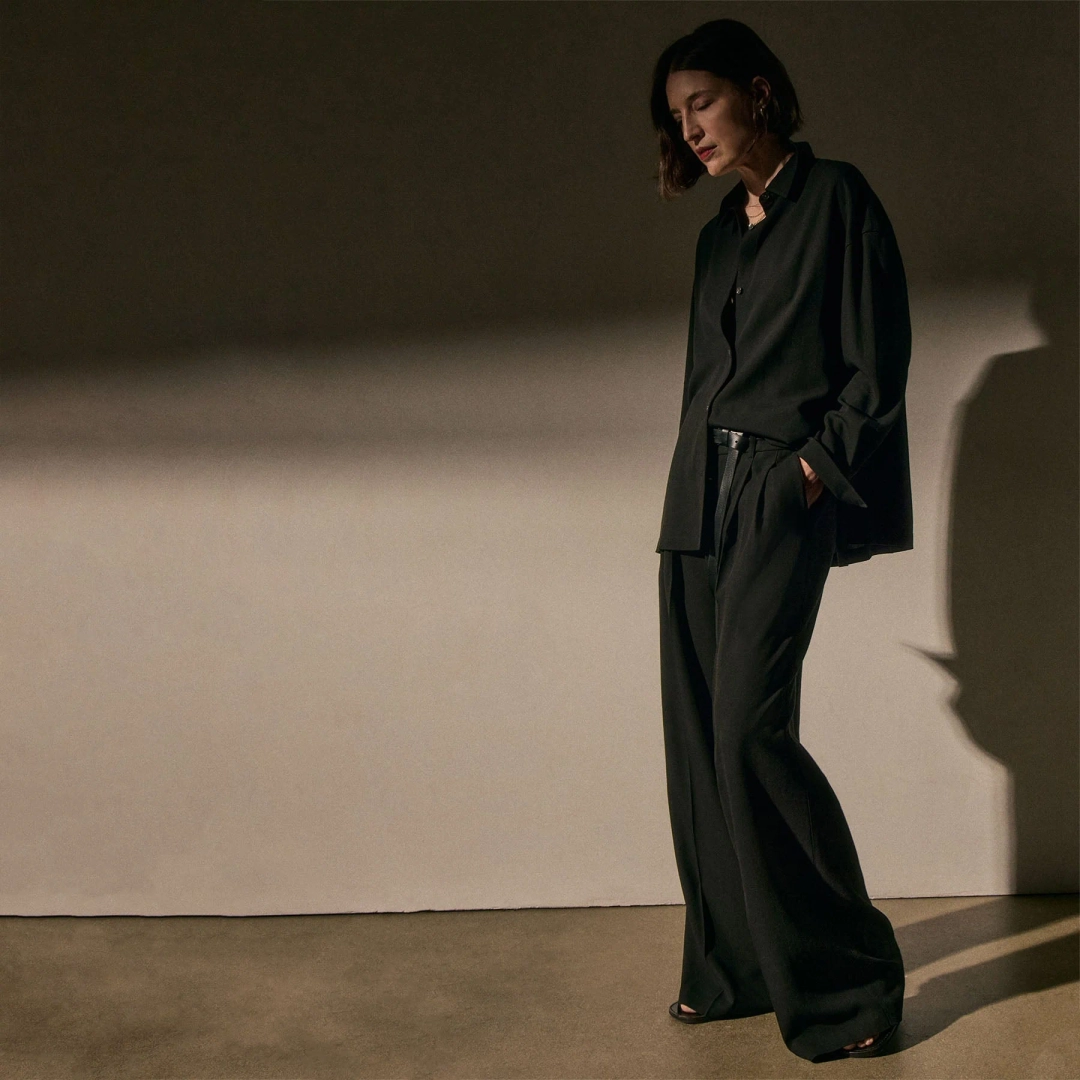 제임스펄스 Pleated Trouser - Black 상품 이미지 2