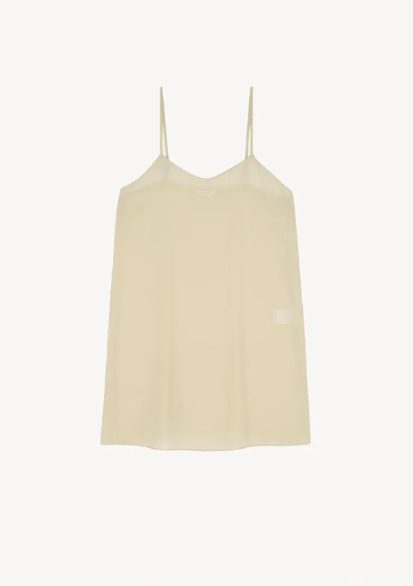 Lona Slip Dress in Beige