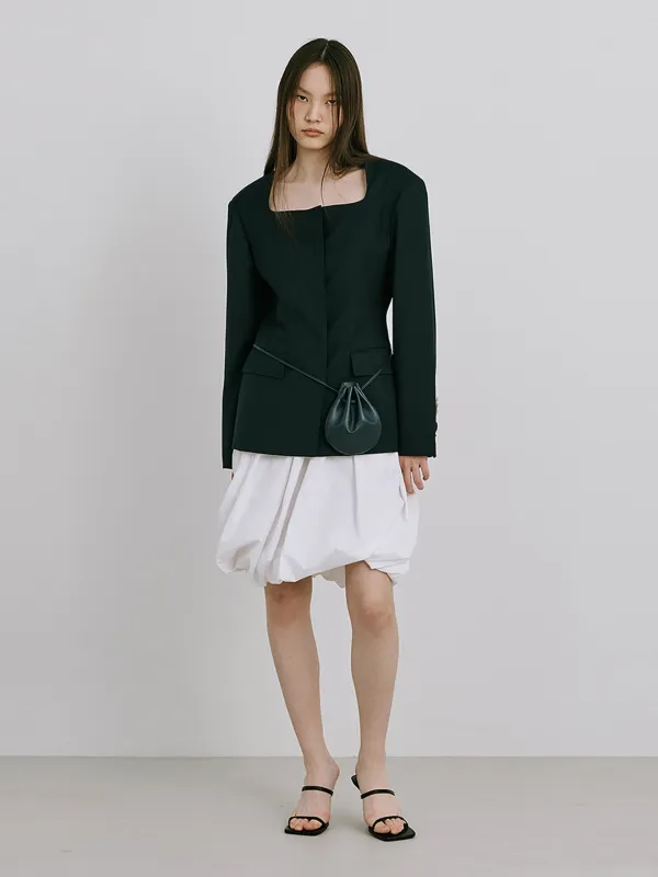 Moon Jar - Shaped Skirt_White