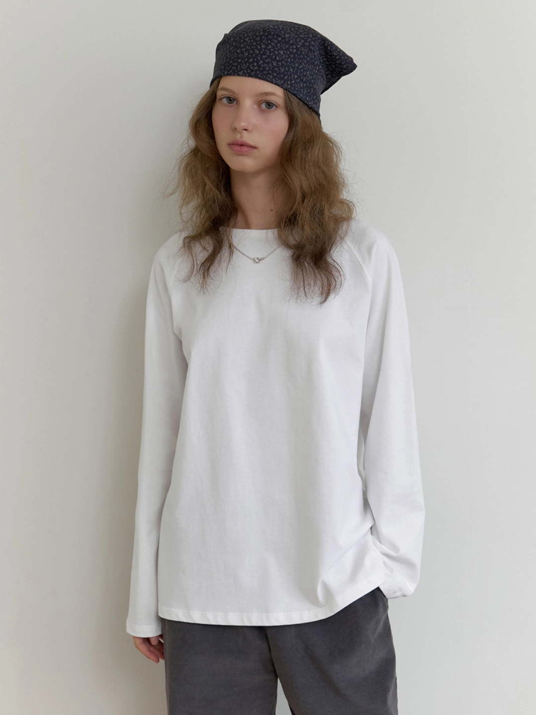 더미튼 Basin raglan t-shirt (ivory) 상품 이미지 1