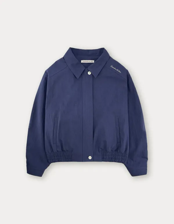 Salt Bomber Jacket - Vintage Blue