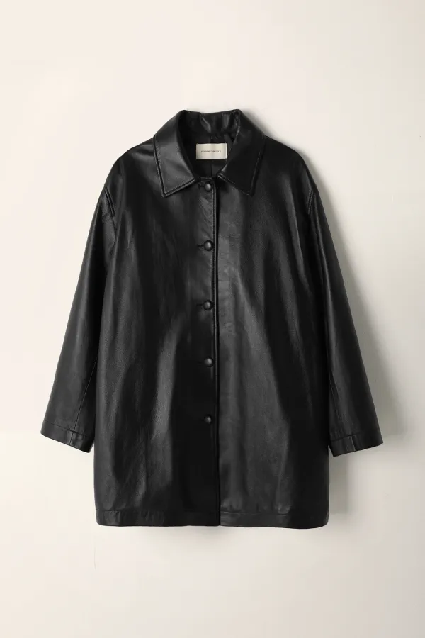 10TH / Jain leather jacket (Black)