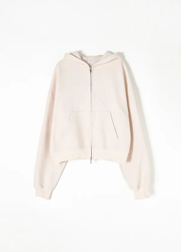 5TH Soft Hoodie Zip-Up(Peach)