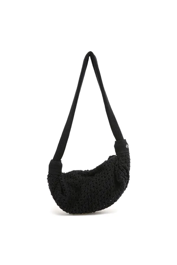 Gypsy Knit Bag, Black