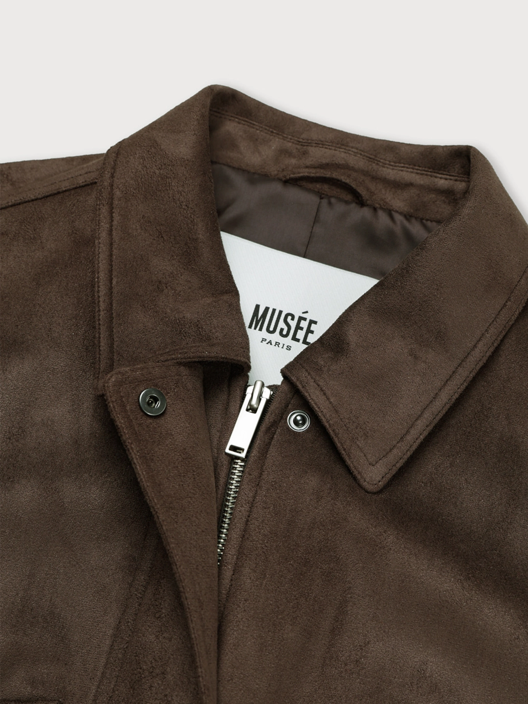 뮤제 FINALE Suede Bomber Jacket_Brown 상품 이미지 2