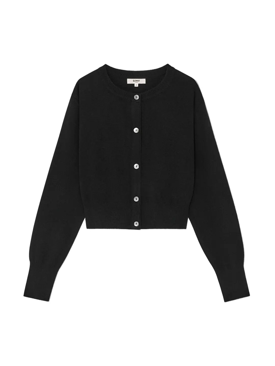 글로니 G CLASSIC WOOL CARDIGAN (BLACK) 상품 이미지 2