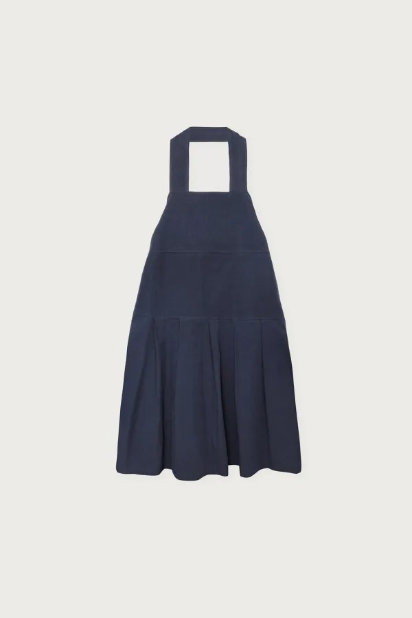 HALTER NECK DRESS DARK LAKE