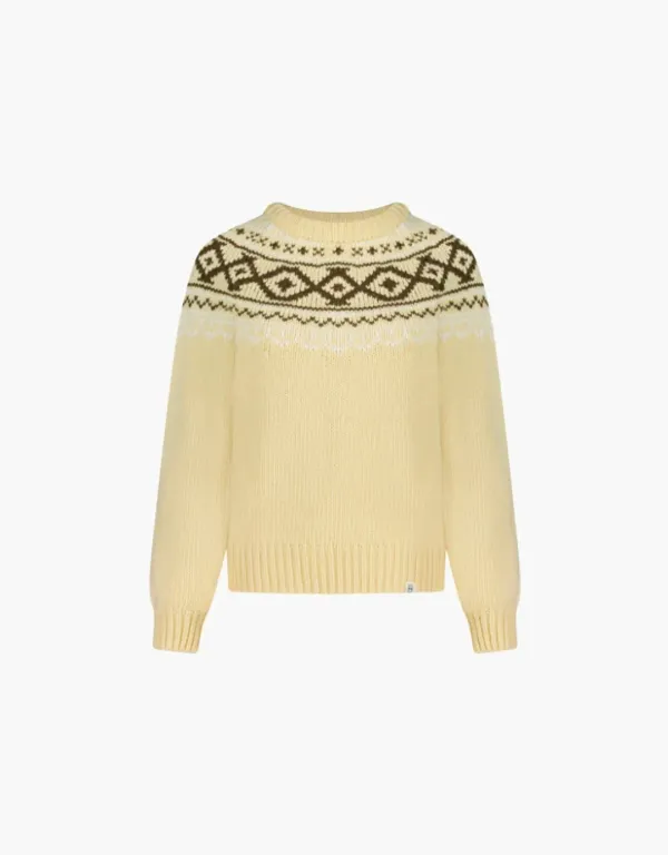 fair isle pullover - butter