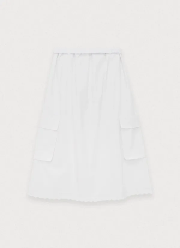 Drift cargo lace skirt - ivory