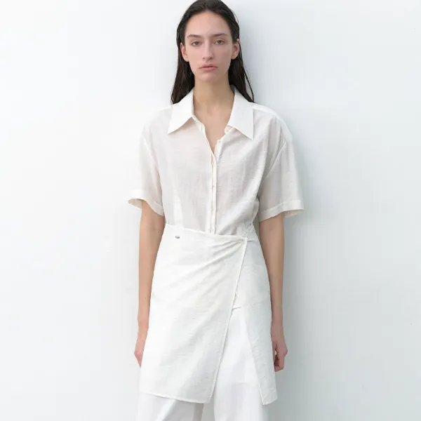 (BL-4328)ROA LAYERD SKIRT SHIRT S
