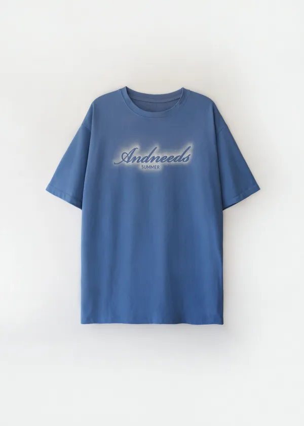 Spray half tee (blue)