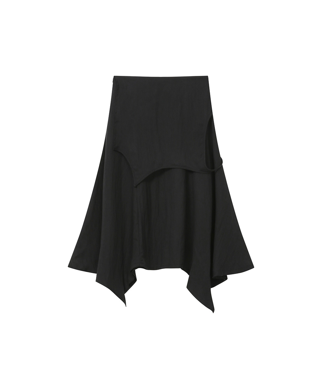 미세키서울 Flutter folding skirt BLACK 상품 이미지 3