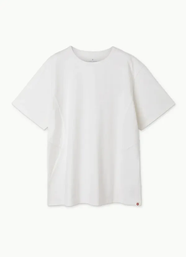 Circle short sleeve (For Men)_White Alyssum