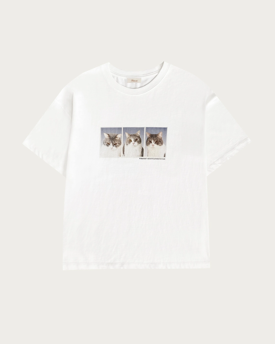 리본빛 [Pre-order] Meonzi T-shirts - White 상품 이미지 2