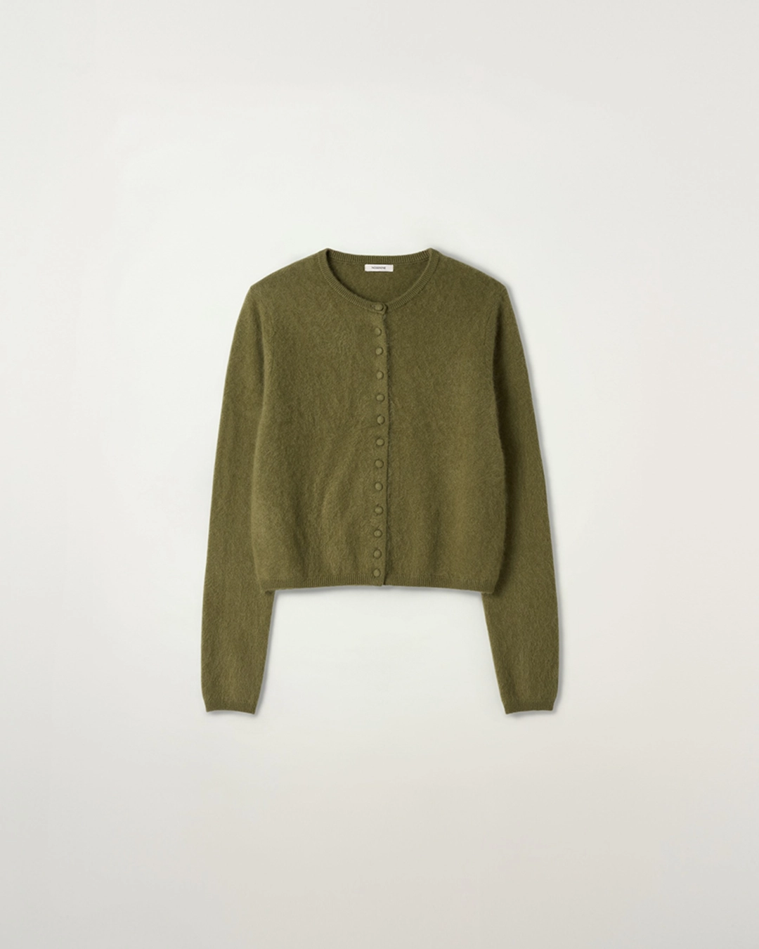 누아르나인 Hairy Wool Cardigan [OLIVE] 상품 이미지 1