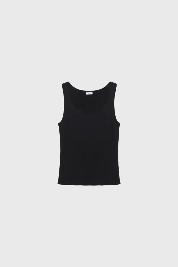 Soft basic sleeveless (black / gray / khaki / navy / white)