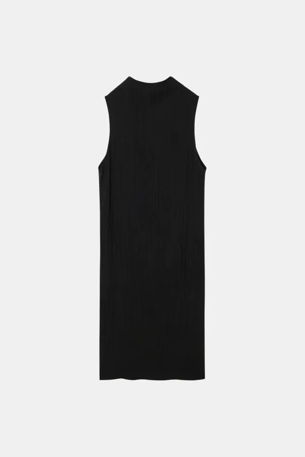 [3rd] Nue Half Neck Dress in Black