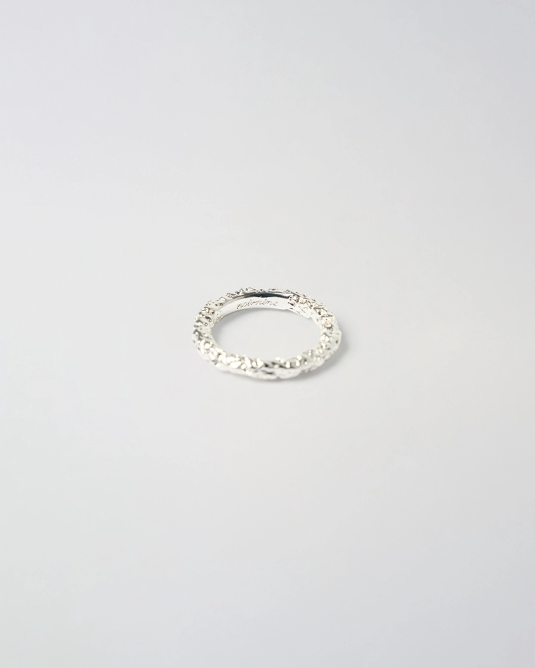 누아르나인 Textured Ring [SILVER] 상품 이미지 1