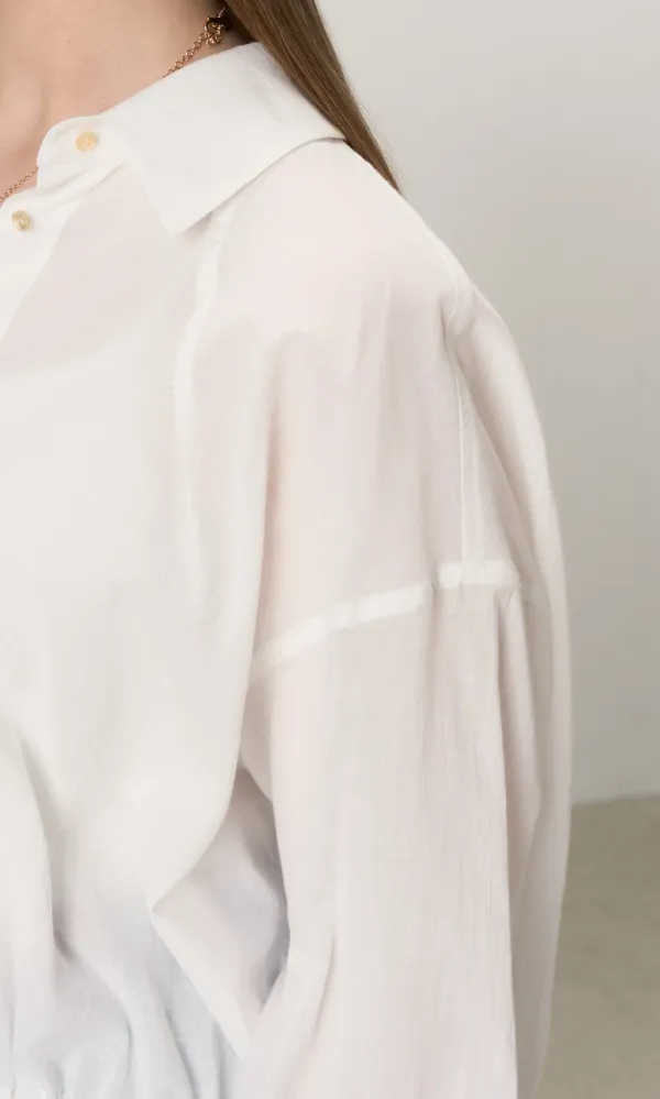 Sheer Volume shirts_White