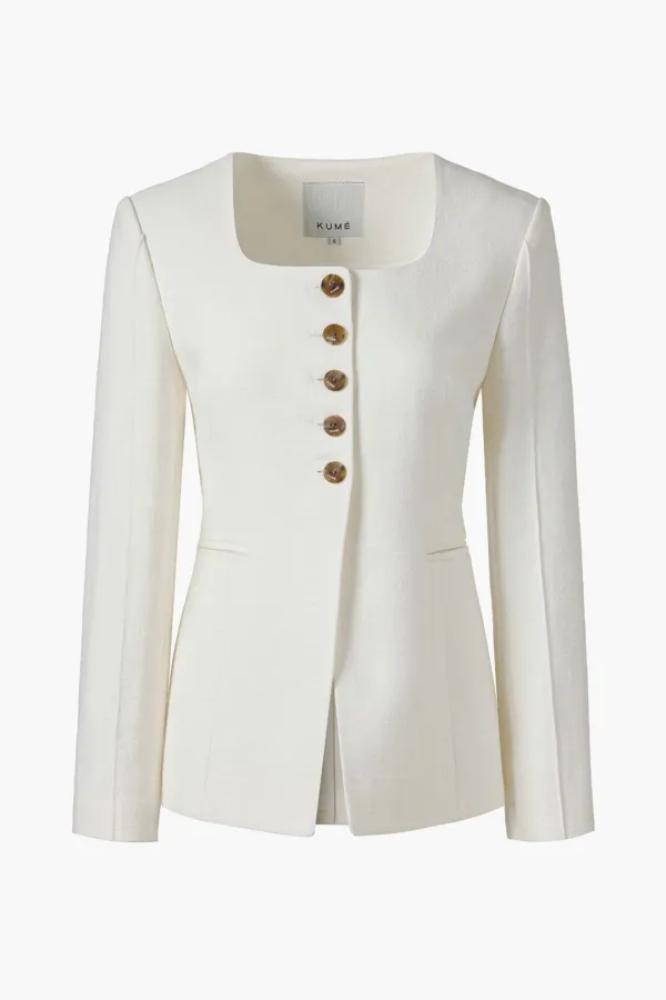 [슈스스 PICK] Summer Tweed Jacket, Ivory