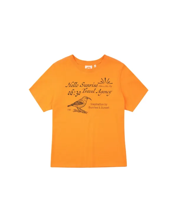 Bird Trip Tee(W)_Orange