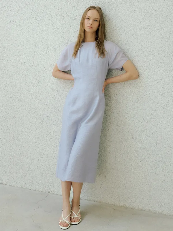 [여울 착용] MONA WOOL TENCEL SHEER LINE OPS_2COLOR