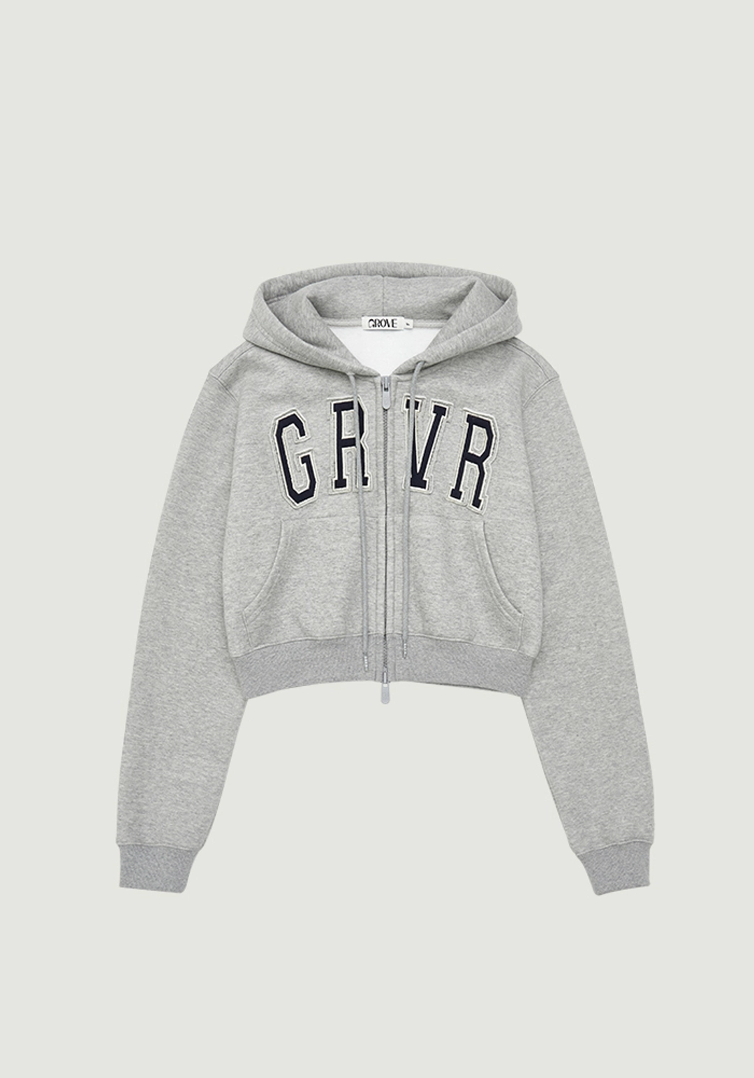 그로브 GRVR CROP HOODIE ZIP-UP 상품 이미지 3