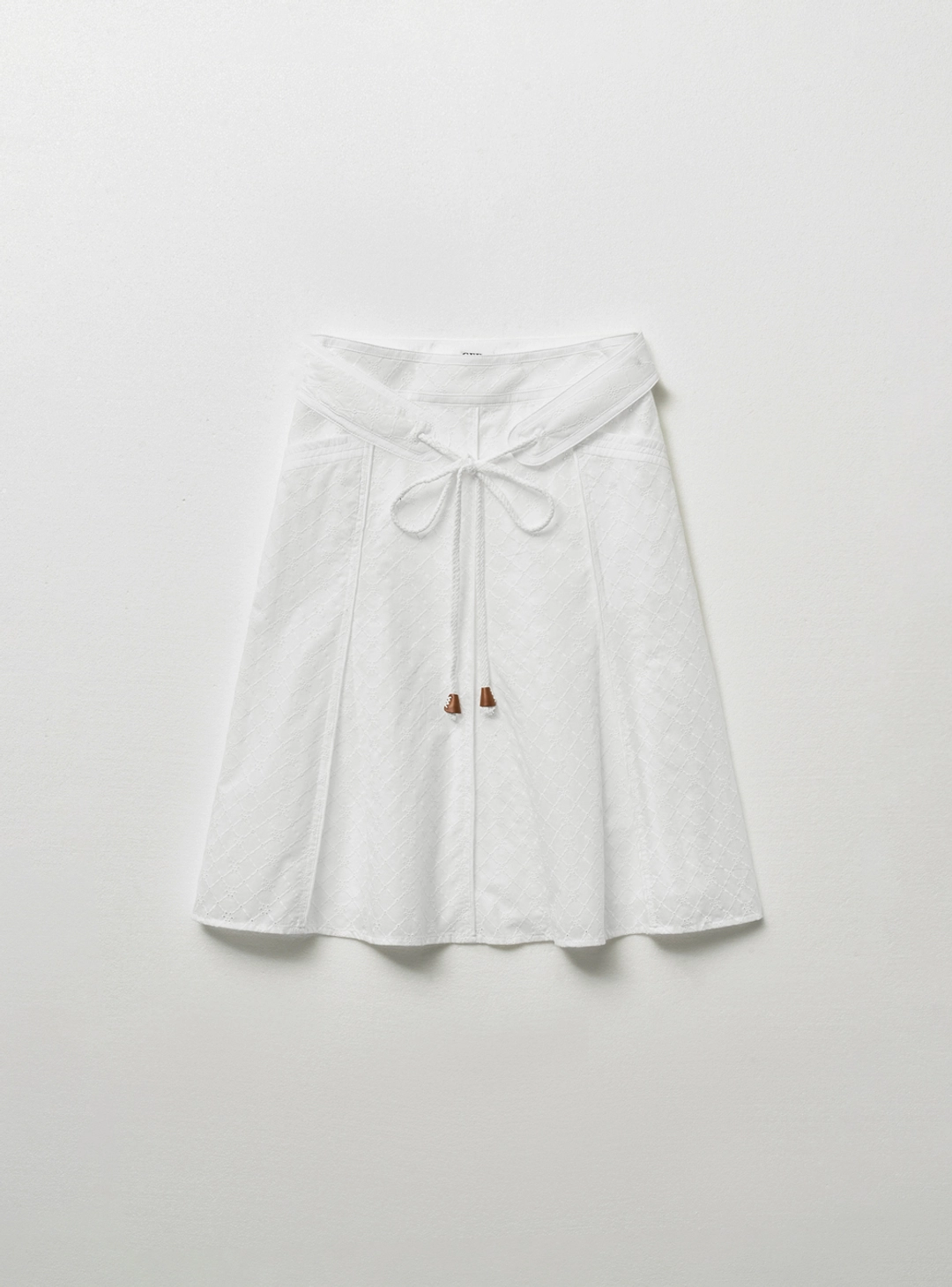 DAISY EYELET DRAWSTRING SKIRT