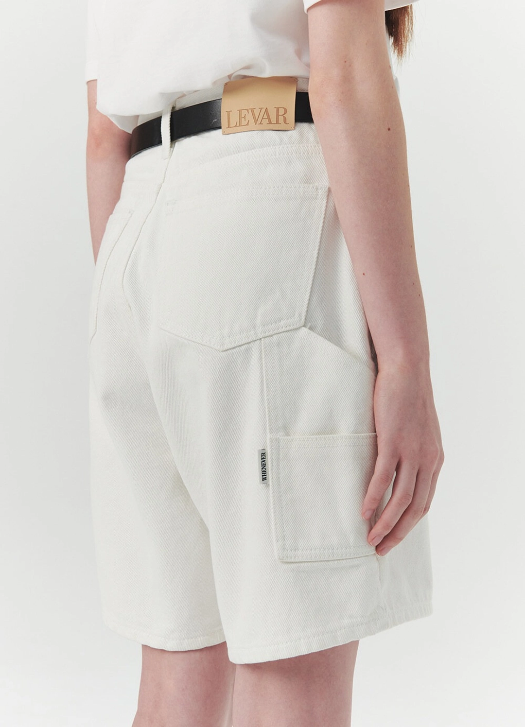 르바 Carpenter Half Denim - Off White 상품 이미지 2