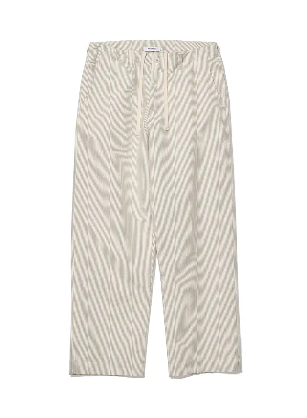 Pin Stripe Easy Pants_Ivory
