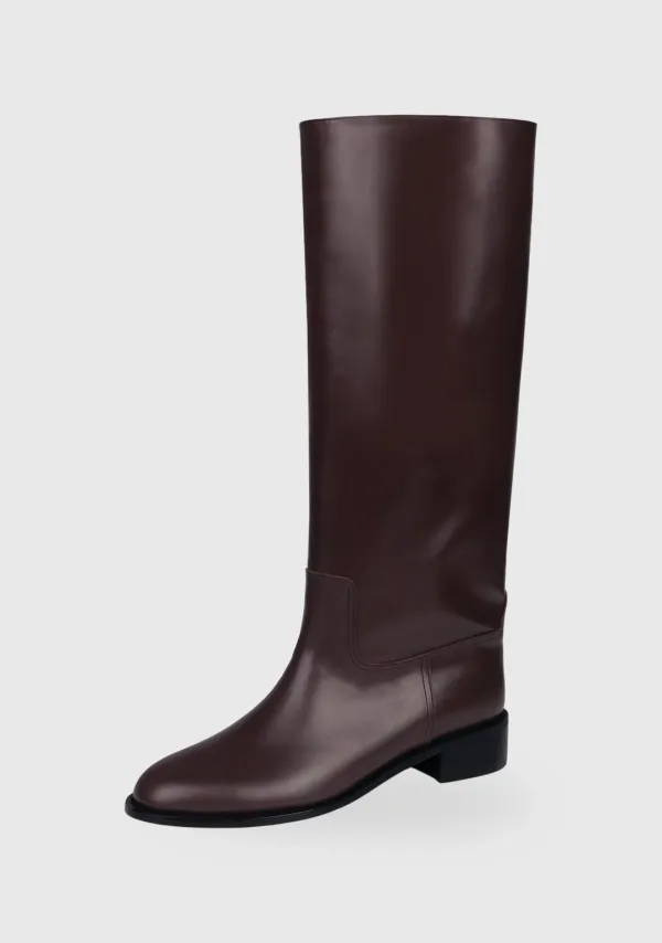 Pablo Leather Boots Brown