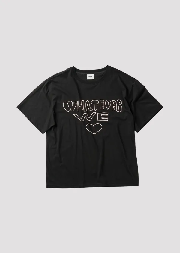 30S T SHIRT WHATEVER WE LOVE BLACK