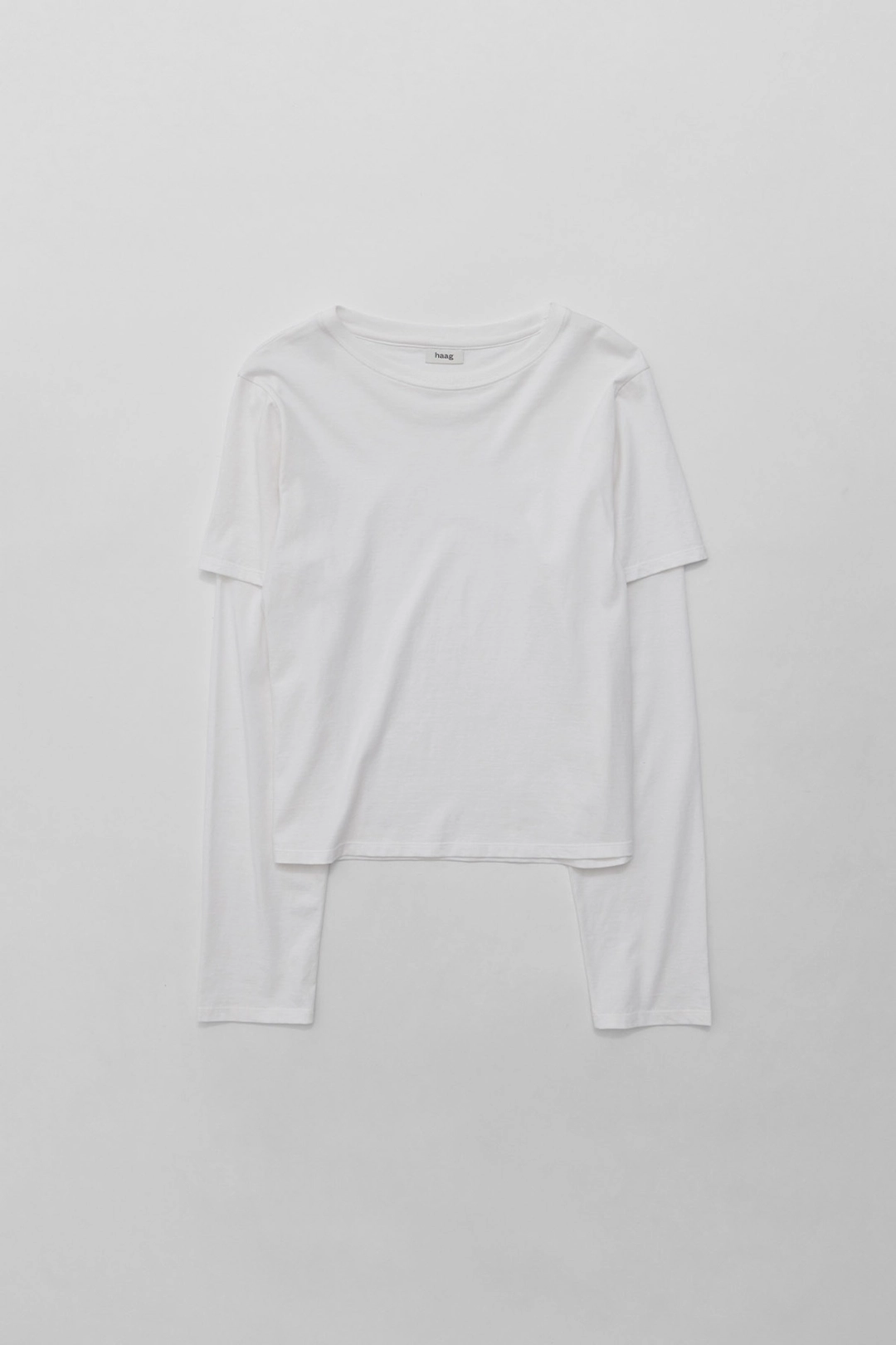 헤이그 a double t-sh (white) 상품 이미지 1