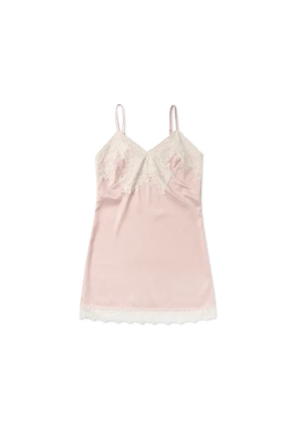 Roa satin dress_pink