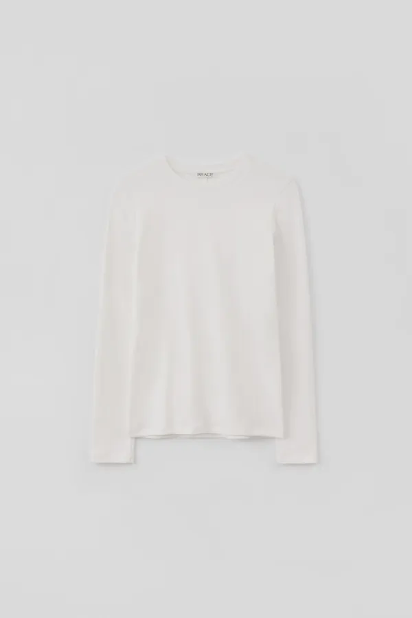 Seamless Slim Long Sleeve_White
