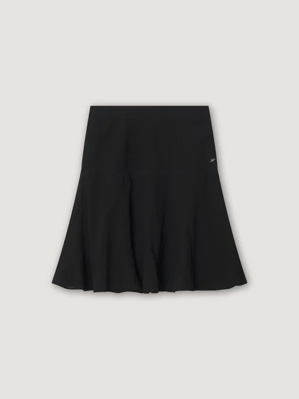 [3rd] Ann Midi Skirt - Black
