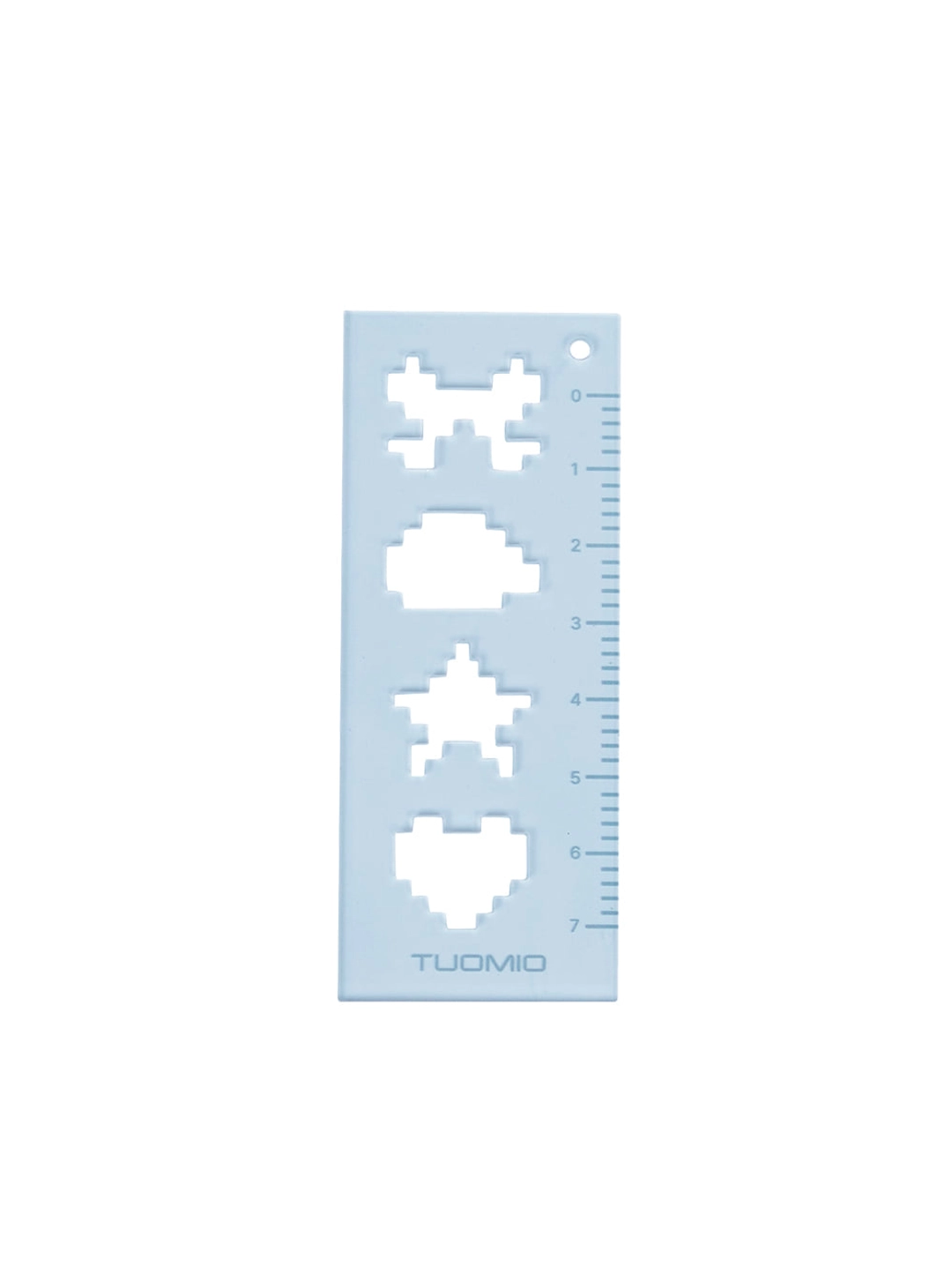 뚜오미오 RULER KEYRING [BABY BLUE] 상품 이미지 1