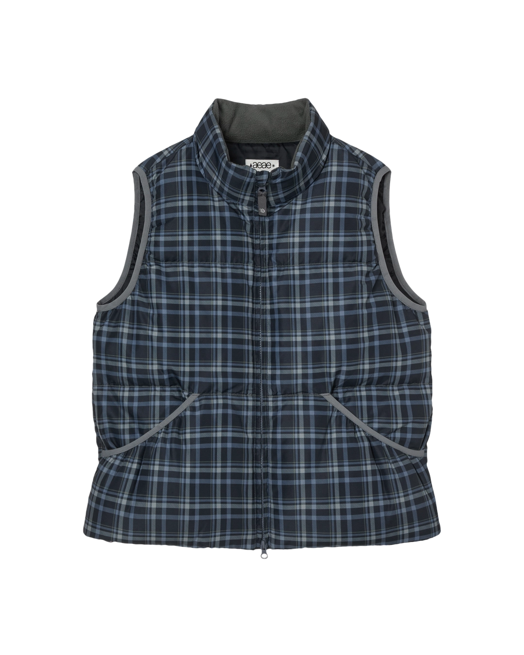 에이이에이이 CHECK PADDED VEST [BLUE] 상품 이미지 2